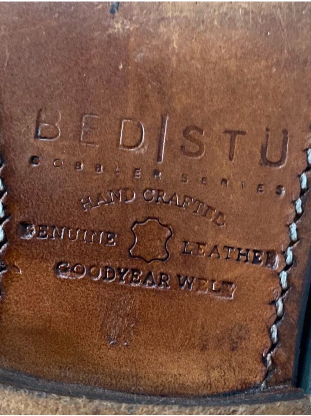 BED STU Cobbler Series Starling Studded Leather Boots Brown 6.5 - Picture 11 of 12